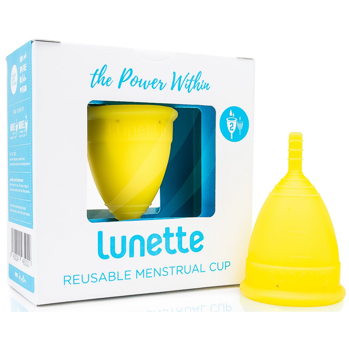 LUNETTE Menstrual Cup (Yellow) - Model 2