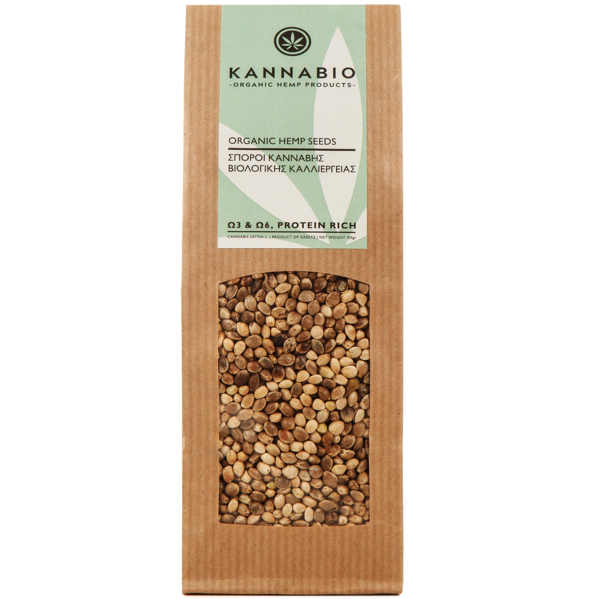 Whole Organic Hemp Seeds (100 gr)