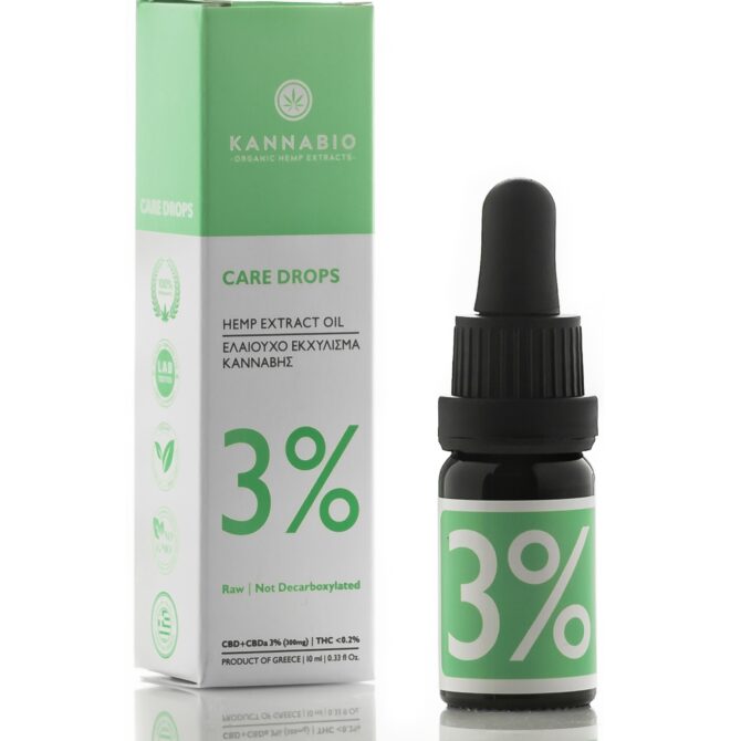 Care Drops of Full Spectrum Bio Cannabis 3% (300mg/10ml)