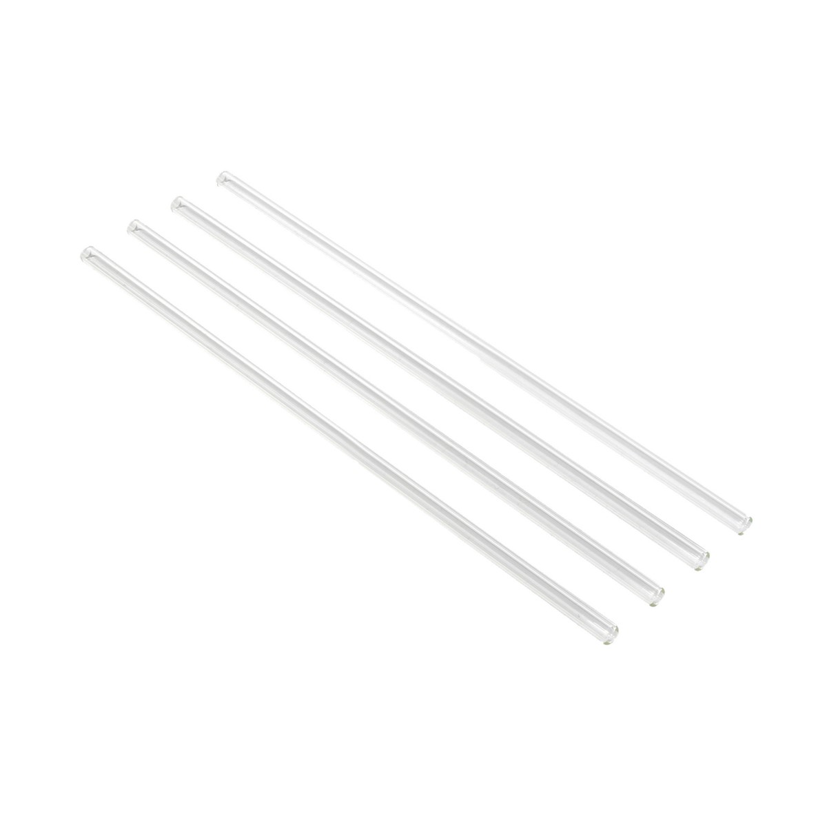 Straight Borosilicate Glass Drinking Straws (6mm x 215mm)